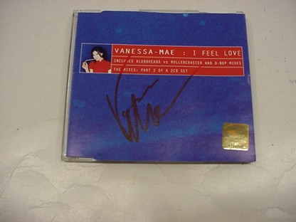 VANESSA MAE - I FEEL LOVE -ORIGINAL SIGNED